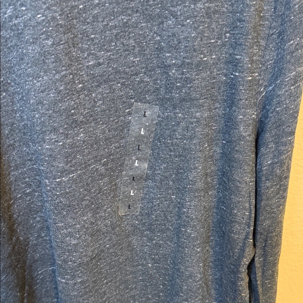 Men's Charcoal Long Sleeve Tee - Picture 3 of 7